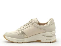 Rieker N9301 Beige Baskets Basses Femme