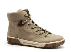 Rieker N0730 Beige Boots et Bottines Plates Femme