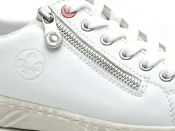 Rieker N0900 Blanc Baskets Basses Femme