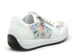 Rieker N1112 Blanc Baskets Basses Femme