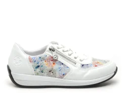 Rieker N1112 Blanc Baskets Basses Femme