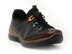 Rieker N3271 Bleu Derbies Femme