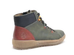 Rieker N0711 Kaki Boots et Bottines Plates Femme