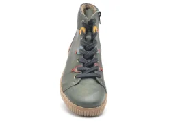 Rieker N0711 Kaki Boots et Bottines Plates Femme