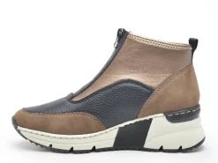 Rieker N6352 Marron Boots et Bottines à Talons Femme