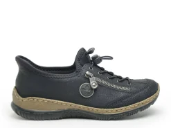 Rieker N3267 Noir Derbies Femme