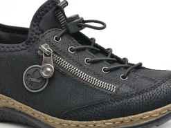 Rieker N3267 Noir Derbies Femme