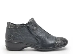 Rieker 58388 Noir Boots et Bottines Plates Femme