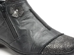 Rieker 58388 Noir Boots et Bottines Plates Femme