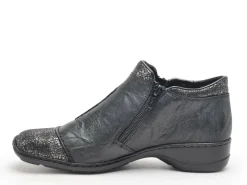 Rieker 58388 Noir Boots et Bottines Plates Femme