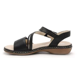 Rieker 65964 Noir Sandales Plates Femme