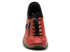 Rieker N3267 Rouge Baskets Basses Femme