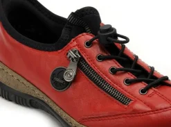 Rieker N3267 Rouge Baskets Basses Femme