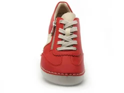Rieker 52521 Rouge Baskets Basses Femme