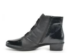 Rieker Y0764 Noir Boots et Bottines Plates Femme
