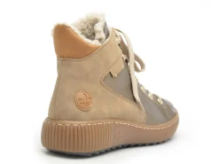 Rieker Z6614 Bronze Boots et Bottines Plates Femme