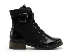 Rieker Z6802 Noir Boots et Bottines Plates Femme