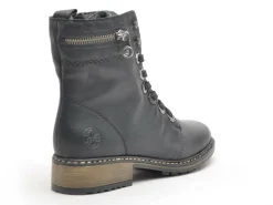 Rieker Z6810 Noir Boots et Bottines Plates Femme