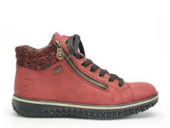 Rieker Z4263 Rouge Basket Montante Femme