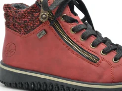 Rieker Z4263 Rouge Basket Montante Femme