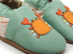 Robeez Chaussons bébé EASY CARE 1216010 Vert Chaussons Bébé