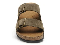 Scholl BORA 2 BUCKLES Kaki Mules Homme