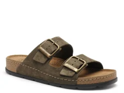 Scholl BORA 2 BUCKLES Kaki Mules Homme