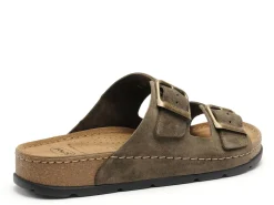 Scholl BORA 2 BUCKLES Kaki Mules Homme