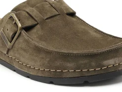 Scholl BORA MOC Kaki Mules Homme