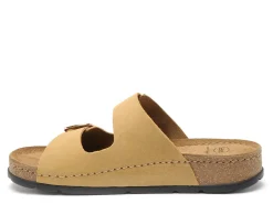 Scholl BORA 2 STRAP Beige Mules et Sabots Plats Femme