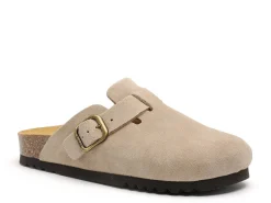 Scholl FAE Beige Mules et Sabots Plats Femme