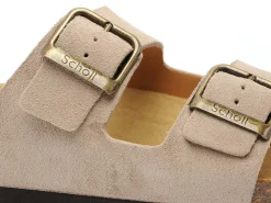 Scholl JULIEN SUEDE Beige Mules Homme
