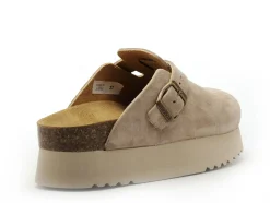Scholl JUSTINE Beige Mules et Sabots Plats Femme