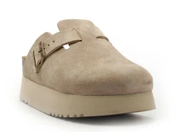 Scholl JUSTINE Beige Mules et Sabots Plats Femme