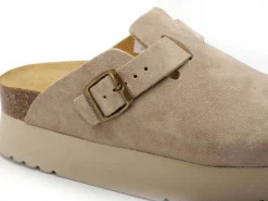 Scholl JUSTINE Beige Mules et Sabots Plats Femme