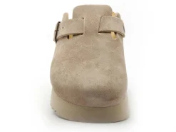 Scholl JUSTINE Beige Mules et Sabots Plats Femme