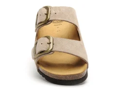 Scholl NOELLE Beige Mules et Sabots Plats Femme