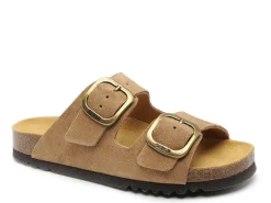 Scholl NOELLE Marron Mules et Sabots Plats Femme
