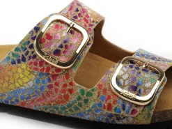 Scholl NOEL Multicolore Mules et Sabots Plats Femme