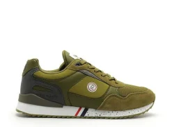 Serge Blanco CHAMONIX Kaki Baskets Basses Homme