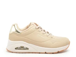 Skechers 155196 Beige Baskets Basses Femme