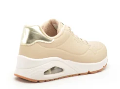 Skechers 155196 Beige Baskets Basses Femme