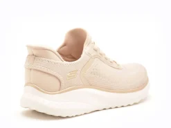 Skechers 117497 BOBS Beige Baskets Basses Femme