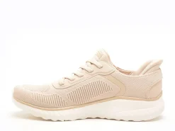 Skechers 117497 BOBS Beige Baskets Basses Femme