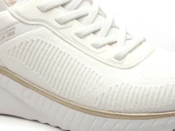 Skechers 117497 BOBS Blanc Baskets Basses Femme
