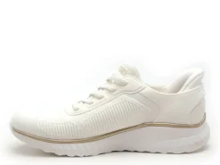 Skechers 117497 BOBS Blanc Baskets Basses Femme