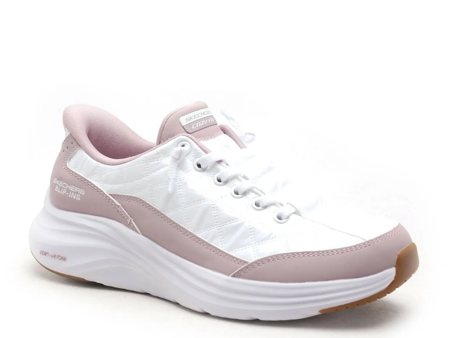 Skechers 150404 COZYFIT Blanc Baskets Basses Femme