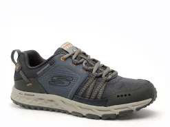 Skechers 51591 ESCAPE Bleu Baskets Basses Homme