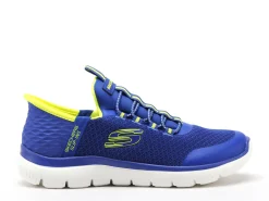 Skechers 403833L Bleu Baskets Basses Garçon