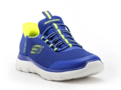 Skechers 403833L Bleu Baskets Basses Garçon